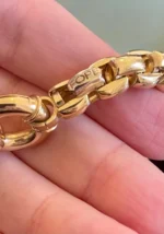 Magnifique collier FOPE ITALY EKA en or 18 carats (750), 57 g, 43 cm (17 pouces) – Porté une seule fois ! – Image 5