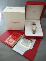 *Authentique* Rare CARTIER Santos Octagon 187902 État incroyable dans sa boîte ! – Image 9