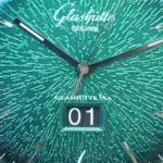 Glashütte Original Sixties Panorama Date Cadran Vert 42mm Réf. 2-39-47-04-02-04 – Image 3