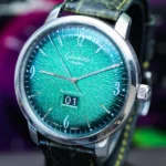 Glashütte Original Sixties Panorama Date Cadran Vert 42mm Réf. 2-39-47-04-02-04 – Image 13