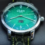 Glashütte Original Sixties Panorama Date Cadran Vert 42mm Réf. 2-39-47-04-02-04 – Image 8