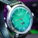 Glashütte Original Sixties Panorama Date Cadran Vert 42mm Réf. 2-39-47-04-02-04 – Image 7