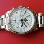 Montre chronographe Longines Master Collection pour homme, 40 mm, automatique, L2 673, 4 cartes dans un coffret – Image 12