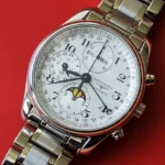 Montre chronographe Longines Master Collection pour homme, 40 mm, automatique, L2 673, 4 cartes dans un coffret – Image 23