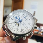 Montre chronographe Longines Master Collection pour homme, 40 mm, automatique, L2 673, 4 cartes dans un coffret – Image 14