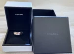 Bague Chanel Coco Crush matelassée en or rose 18 carats beige, taille 56, presque neuve – Image 3