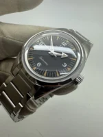 Montre automatique Omega Seamaster Railmaster 1957 Trilogy en acier 220.10.38.20.01.002 B+P – Image 7