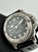 PANERAI LUMINOR SUBMERSIBLE Titane 44 mm Pam00025 300 m Pam 25 Cadran à motif clous – Image 13