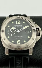 PANERAI LUMINOR SUBMERSIBLE Titane 44 mm Pam00025 300 m Pam 25 Cadran à motif clous – Image 9