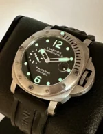 PANERAI LUMINOR SUBMERSIBLE Titane 44 mm Pam00025 300 m Pam 25 Cadran à motif clous – Image 6
