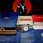 RARE OMEGA Bond Seamaster Diver 300M Commander's Watch/Blanc/Bleu/Rouge/ Bracelet