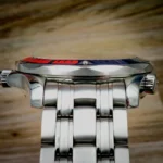 RARE OMEGA Bond Seamaster Diver 300M Commander's Watch/Blanc/Bleu/Rouge/ Bracelet – Image 14