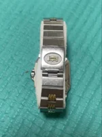 Montre-bracelet automatique Cartier Santos Godron rare de 1980 d'occasion – Image 8