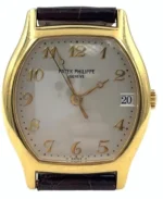 Montre-bracelet automatique Patek Philippe pour homme, rare, en or 18 carats, référence 5030, avec papiers – Image 6