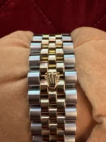 Rolex Datejust en or et diamants. Sous garantie. Très impressionnante. – Image 9