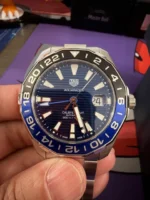 Montre homme TAG Heuer Aquaracer BATMAN GMT Automatique Bleue - WAY201T.BA0927 – Image 12