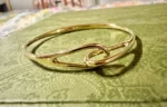 Bracelet jonc Tiffany & Co Double Loop Infinity True Hardware en or jaune 18 carats – Image 15