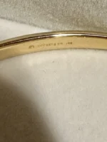 Bracelet jonc Tiffany & Co Double Loop Infinity True Hardware en or jaune 18 carats – Image 10