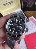 Tudor Rolex Submariner 9411 Vintage Snowflake Diver, coffret complet, papiers, 1976 – Image 18