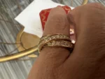 Bague authentique Cartier en or Trinity et diamants, taille 4 1/4, excellent état – Image 8