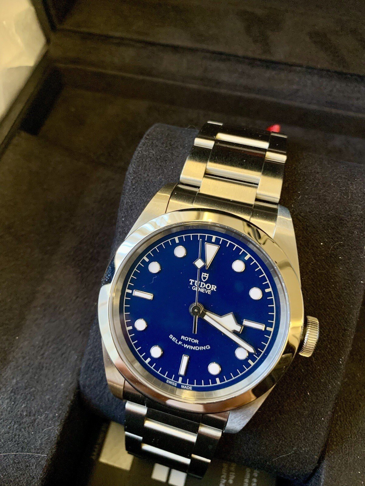 s-l1600.jpg TUDOR (par Rolex) - Black Bay - Cadran bleu - Acier - Automatique NEUF - ENSEMBLE COMPLET – Image 1